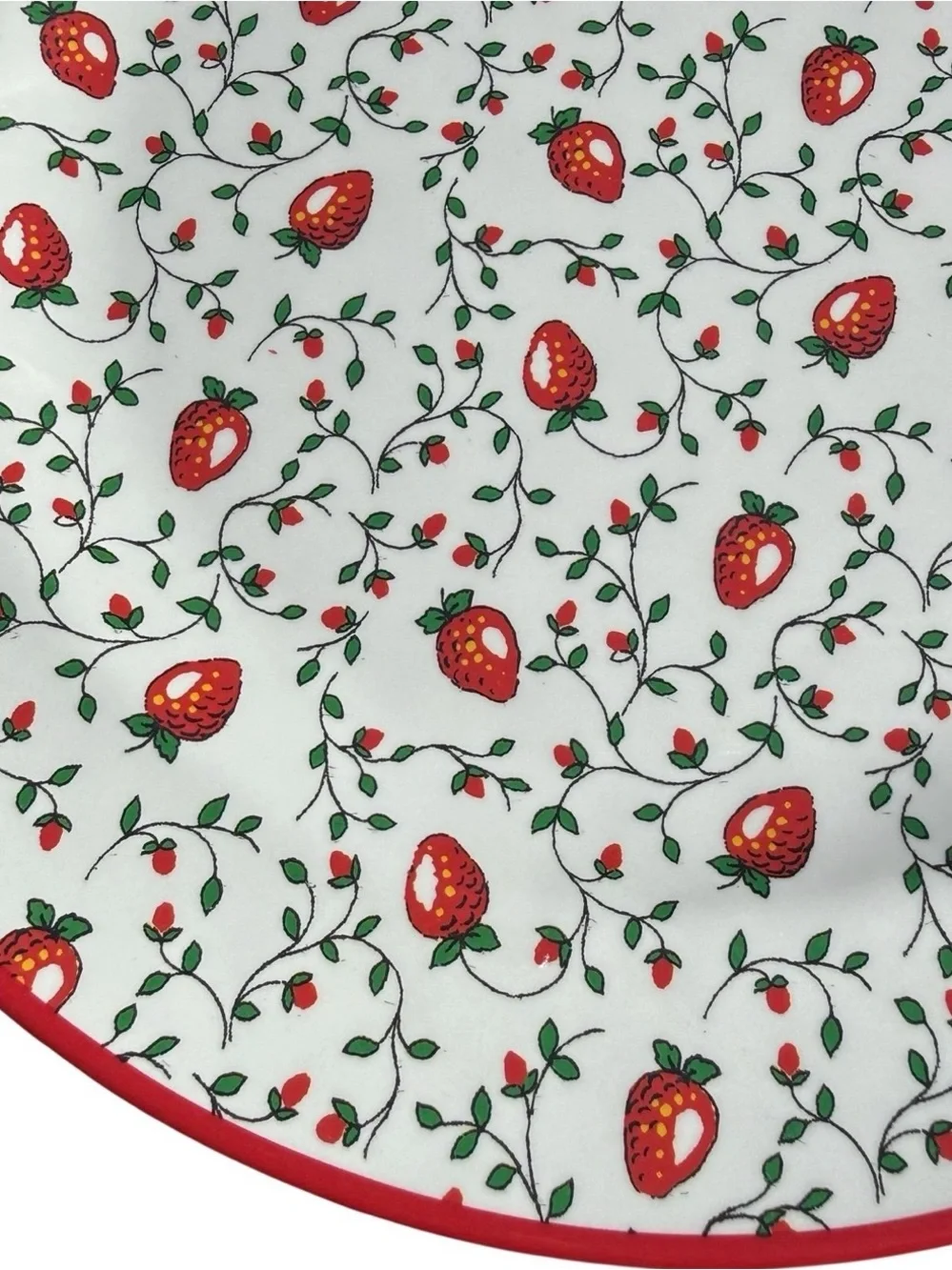 Sur La Table Wild Strawberry Melamine Plates Set of 8 Dinner Salad Cottagecore